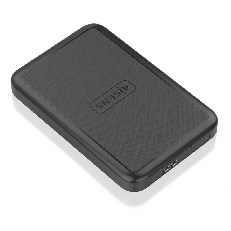 AISENS Caja externa 2.5" ASE-2519B 9.5mm SATA a USB 3.0 USB3.1 Gen1, Negro
