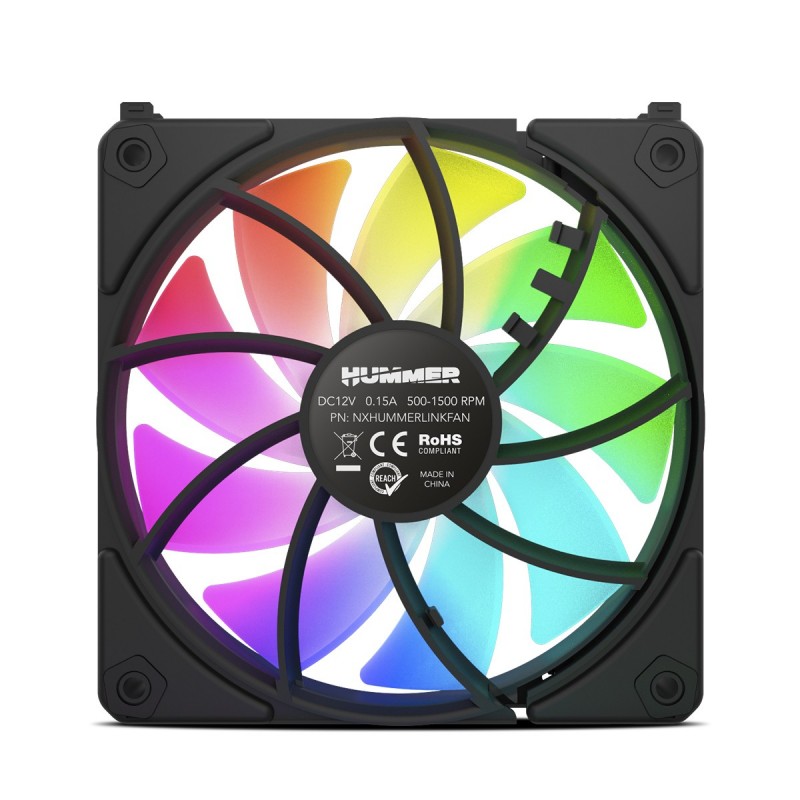 Ventilador Nox Easy Link - ARGB - 12cm NXHUMMERELINKBK