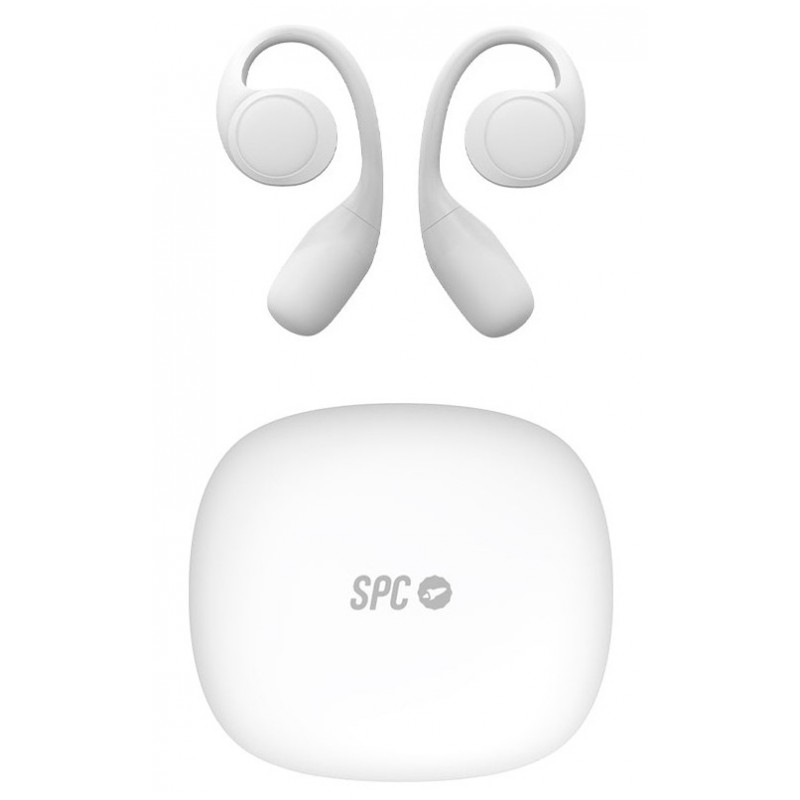 Auriculares Deportivos Bluetooth SPC Ether 2 Sense con estuche de carga - Autonomía 8h - Blancos 4625B