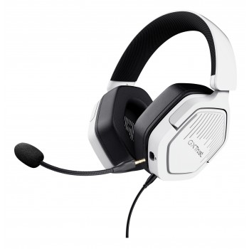 Auriculares Gaming con Micrófono Trust Gaming GXT 492W Carus - Jack 3.5 - Blancos TRUSTGAMING25448