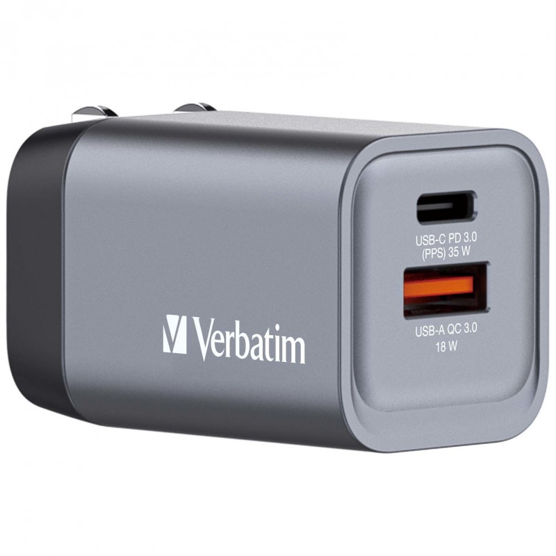 Verbatim GNC-35 Universal Negro, Gris Corriente alterna Carga rápida Interior 32200