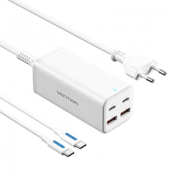 Vention Cargador de Pared FBSWG-EU  2xUSB Tipo-C  2xUSB  100W