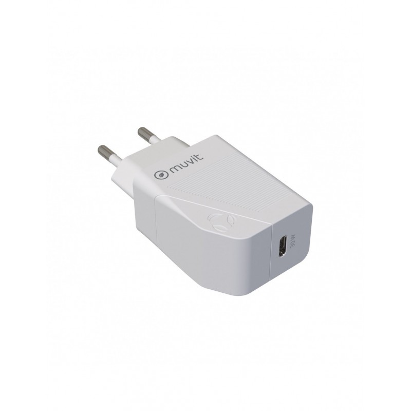 Muvit MCACC0014 cargador de dispositivo móvil Universal Blanco Corriente alterna Carga rápida Interi