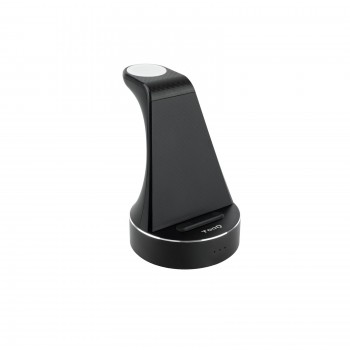 TooQ Base de Carga Inalámbrica para Apple Watch y iPhone Smartphone, Negro TQCD02W