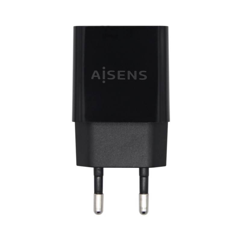 AISENS Cargador USB 10W Alta Eficiencia, 5V 2A, Negro A110-0527