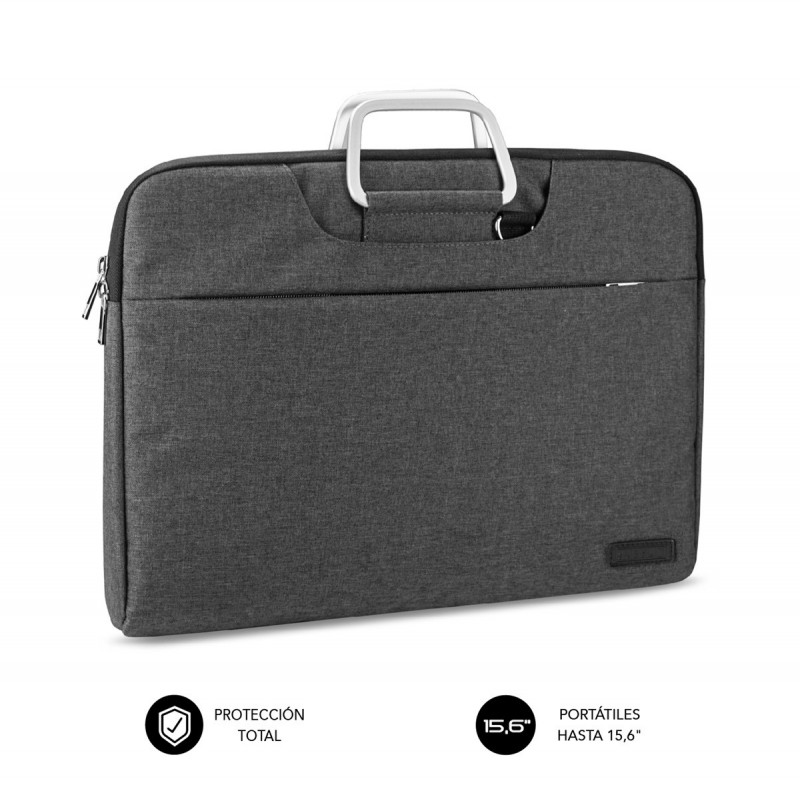 SUBBLIM Funda Ordenador Business Laptop Sleeve 15,6" Grey SUB-LS-1BS0101