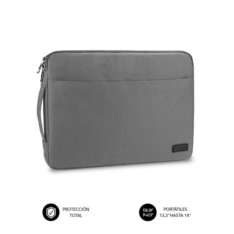 SUBBLIM Funda Ordenador Urban Laptop Sleeve 13,3-14" Grey SUB-LS-0PS0002