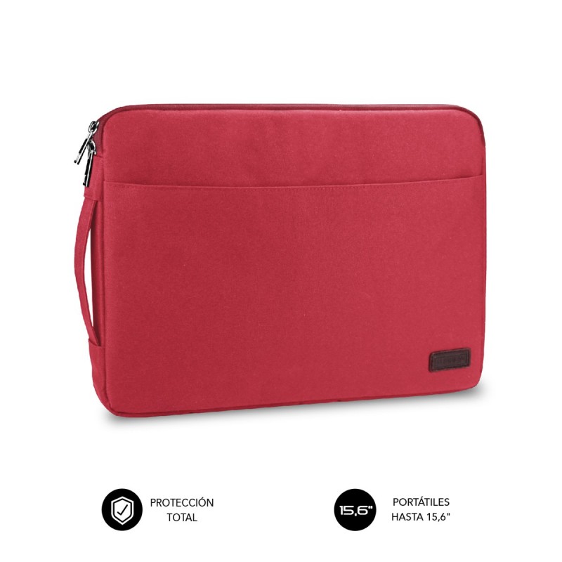 SUBBLIM Funda Ordenador Urban Laptop Sleeve 15,6" Red SUB-LS-0PS0103