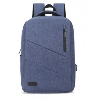 SUBBLIM City Backpack Mochila para portátil 15.6", Poliéster Oxford, Azul SUB-BP-2BL2001