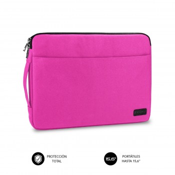 SUBBLIM Funda Ordenador Urban Laptop Sleeve 15,6" Pink SUB-LS-0PS0104