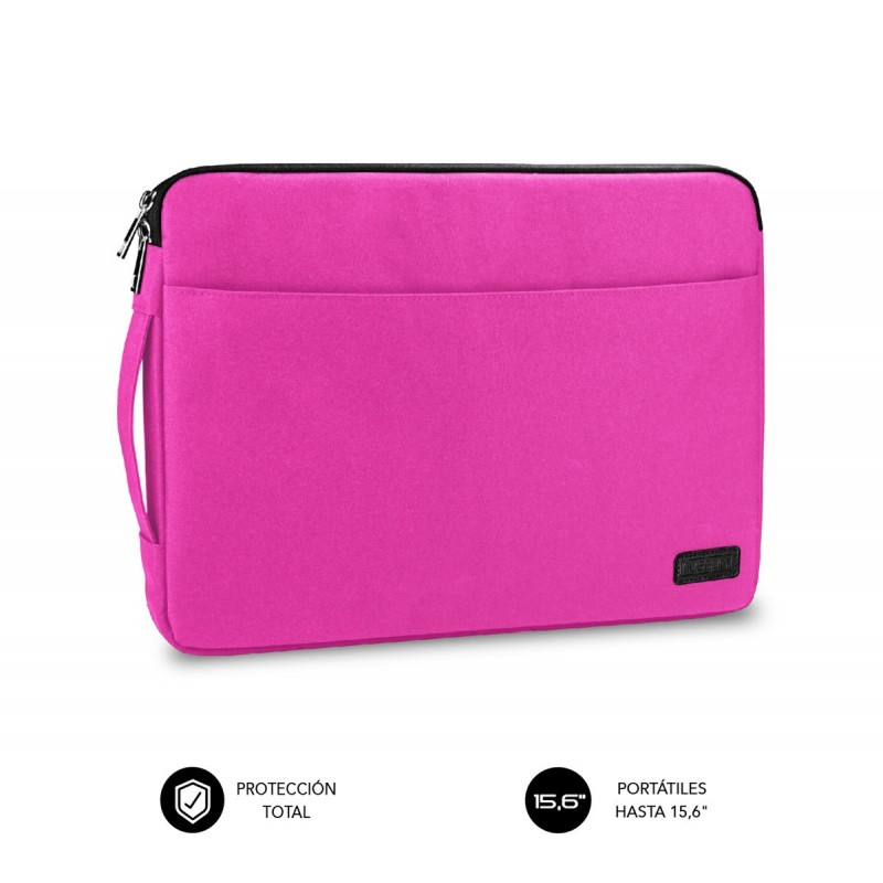 SUBBLIM Funda Ordenador Urban Laptop Sleeve 15,6" Pink SUB-LS-0PS0104