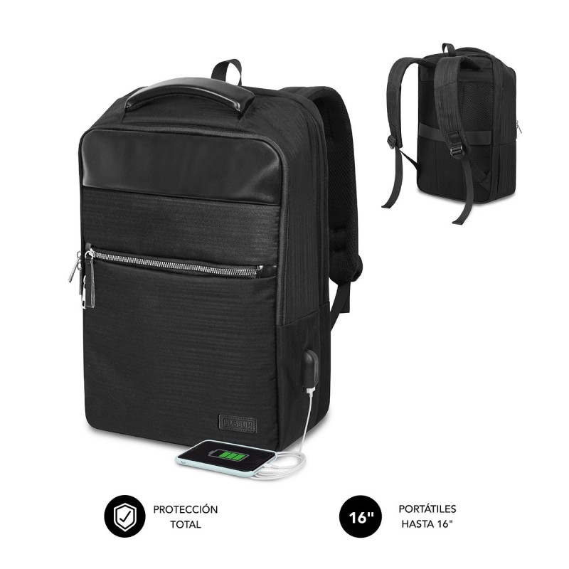 SUBBLIM Mochila de negocios Business V2 AP Backpack 16" Negro SUBBP-2BL1015