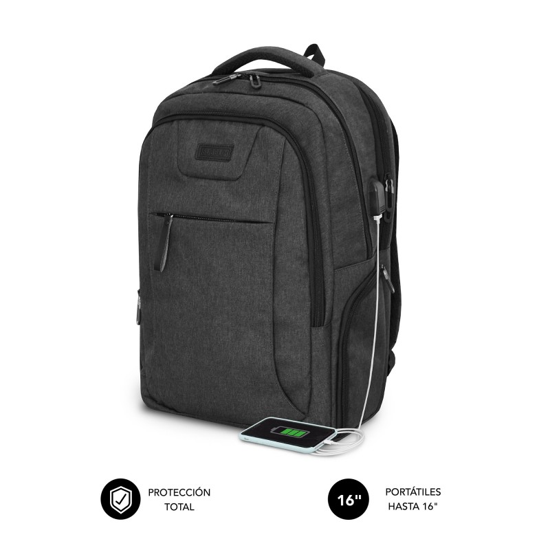 SUBBLIM Mochila ordenador Professional Air Padding Backpack 16" SUBBP-4PA2100