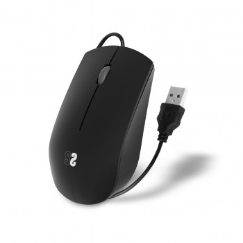 SUBBLIM Ratón Business Silencioso con cable USB 1200 DPI SUBMO-B2BS001