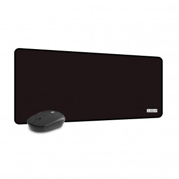 SUBBLIM Alfombrilla con Ratón Harmony Pack Mousepad XL + Wireless Mouse Black SUBMP-03HP001