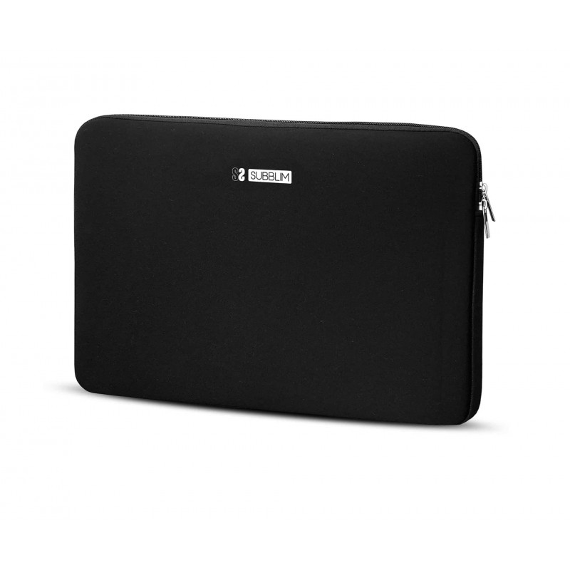 SUBBLIM Funda Ordenador Business Laptop Sleeve Neoprene 13,3-14" Black SUBLS-SKIN114