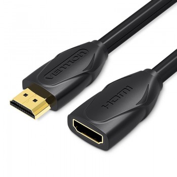 Vention Cable Alargador HDMI VAA-B06-B200 - HDMI Macho - HDMI Hembra - 2m - Negro