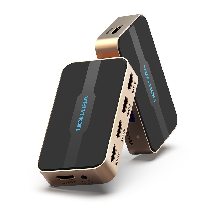 Duplicador HDMI Vention ACDG0 - 5x HDMI Hembra - HDMI Macho