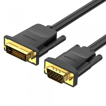Vention Cable Conversor EABBG - DVI Macho - VGA Macho - 1.5m - Negro