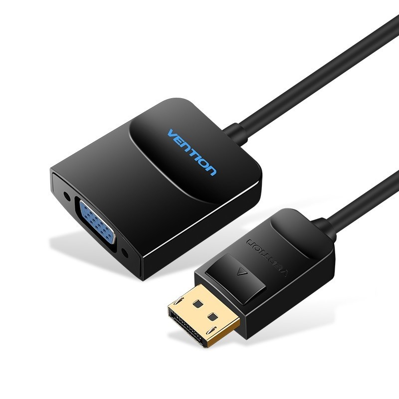 Vention Cable Conversor HBFBB - Displayport Macho - VGA Hembra - 15cm - Negro