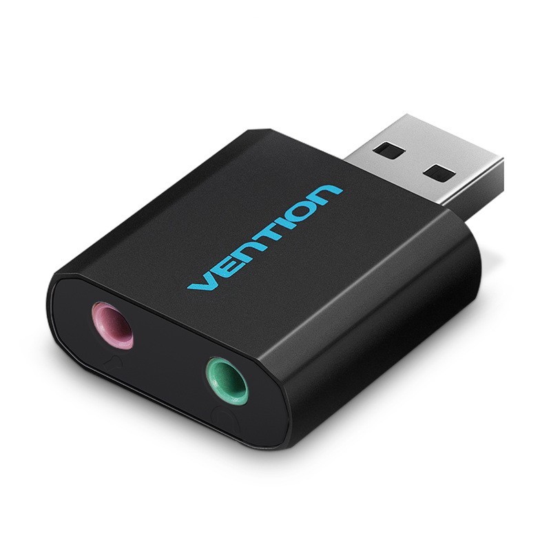 Vention Tarjeta de Sonido VAB-S17-B - 2.1 - Negro