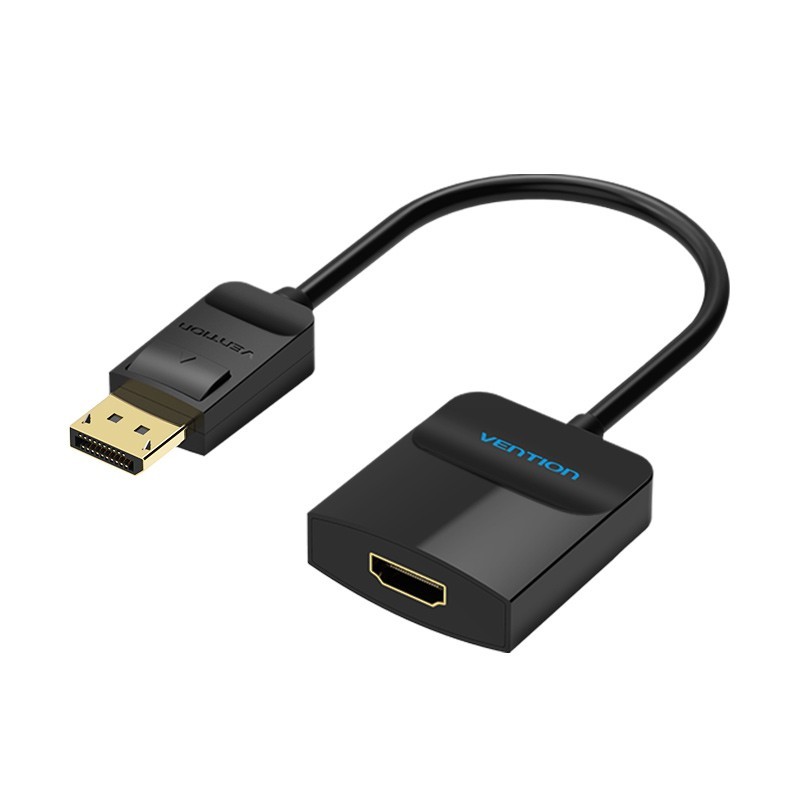 Vention Cable Conversor HBGBB - Displayport Macho - HDMI Hembra - 15cm - Negro