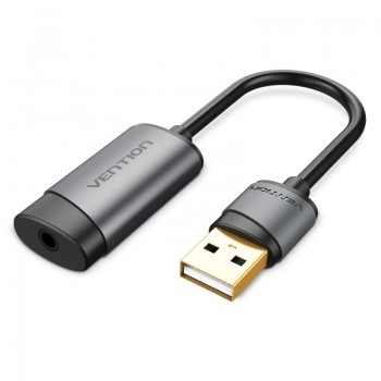 Vention Tarjeta de Sonido CDJHB - USB Macho - Jack 3.5 Hembra