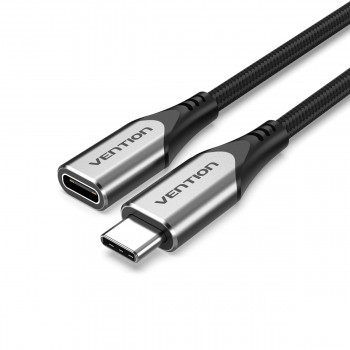 Cable Alargador USB 3.1 Tipo-C Vention TABHF - USB Tipo-C Macho - USB Tipo-C Hembra - Hasta 60W - 5G