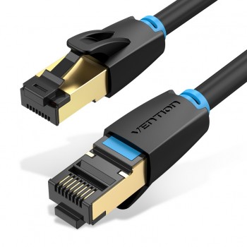 Vention Cable de Red RJ45 SFTP IKABK Cat.8 - 8m - Negro