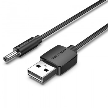 Vention Cable Conversor USB CEXBF - USB Macho - Jack 3.5 Macho - 1m - Negro
