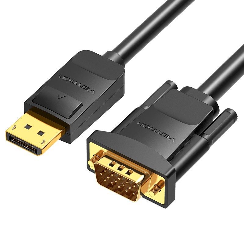 Vention Cable Conversor HBLBH - Displayport Macho - VGA Macho - 2m - Negro