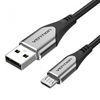 Vention Cable USB 2.0 3A COAHG - USB Macho - MicroUSB Macho - 1.5m - Gris