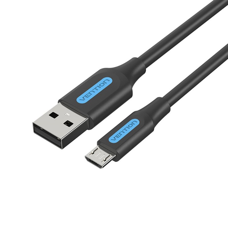 Vention Cable USB 2.0 3A COLBG - USB Macho - MicroUSB Macho - 1.5m - Negro