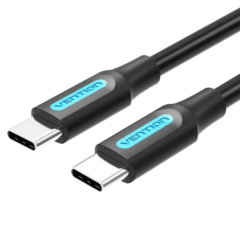 Vention Cable USB 2.0 Tipo-C COSBG - USB Tipo-C Macho - USB Tipo-C Macho - 1.5m - Negro