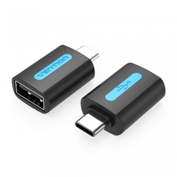 Adaptador USB 2.0 Vention CDTB0 - USB Tipo-C Macho - USB Hembra