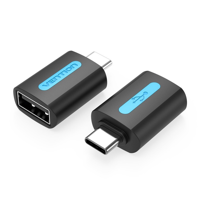 Adaptador USB 2.0 Vention CDTB0 - USB Tipo-C Macho - USB Hembra