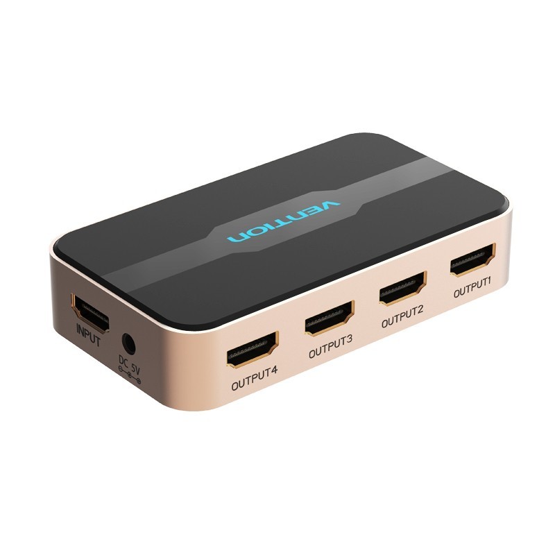 Duplicador HDMI Vention ACCG0-EU - 4x HDMI Hembra - HDMI Macho
