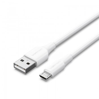 Vention Cable USB 2.0 CTIWF - USB Macho - MicroUSB Macho - 1m - Blanco