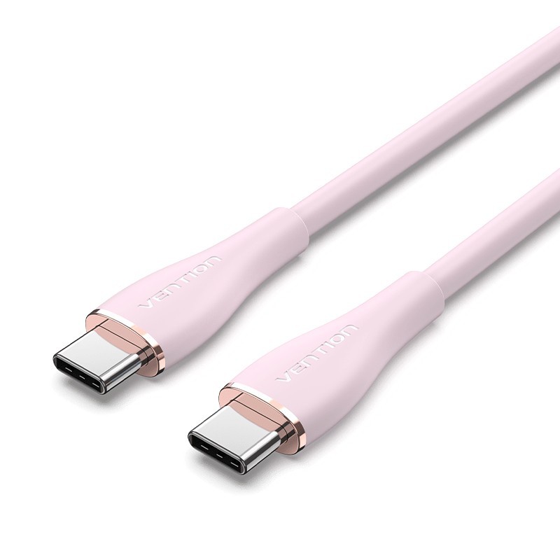 Vention Cable USB 2.0 Tipo-C TAWPF - USB Tipo-C Macho - USB Tipo-C Macho - 1m - Rosa