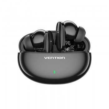 Auriculares Bluetooth Vention NBFB0 con estuche de carga - Autonomía 7h - Negros