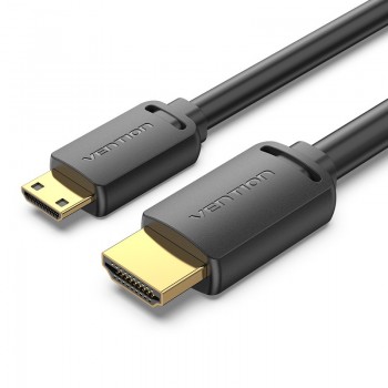 Vention Cable HDMI 4K AGHBG - HDMI Macho - Mini HDMI Macho - 1.5m - Negro