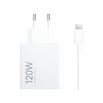 Cargador de Pared Xiaomi 120W HyperCharge Combo (Type-A) - 1xUSB + Cable USB Tipo-C - 120W 120W HYPC COM USBA