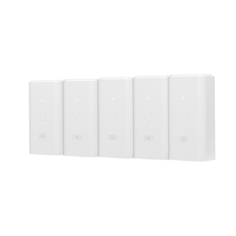 Ubiquiti POE-24-24W-G-WH adaptador e inyector de PoE Gigabit Ethernet 24 V