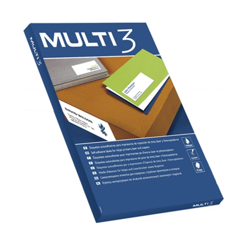 APLI Multi3 etiqueta autoadhesiva Rectángulo Blanco 6500 pieza(s) 4716