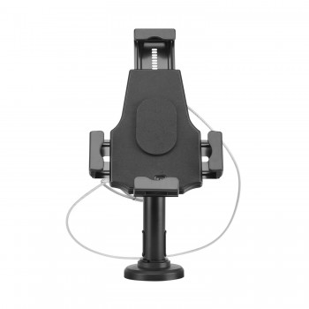 AISENS Soporte Antirobo de Sobremesa  - Pared Ajustable (1 Pivote) para Tablet, Negro MS1P02-111
