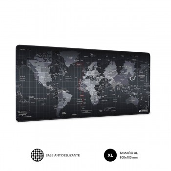 Alfombrilla Subblim 01PUW01 World XL - 900 x 400 x 3 mm SUB-MP-01PUW01