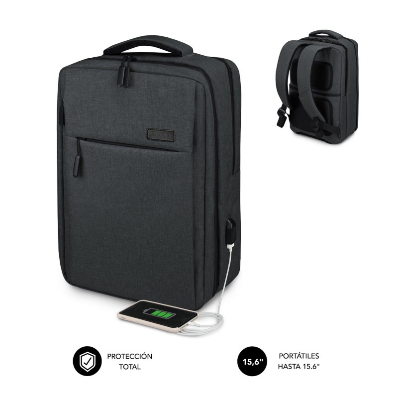 SUBBLIM MOCHILA TRAVELLER AIR PADDING 15.6' GREY SUB-BP-3EAP100