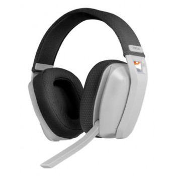 Auriculares Gaming Inalámbricos con Micrófono Krom Kanji - Bluetooth - USB 2.0 - Blancos NXKROMKANJIWH