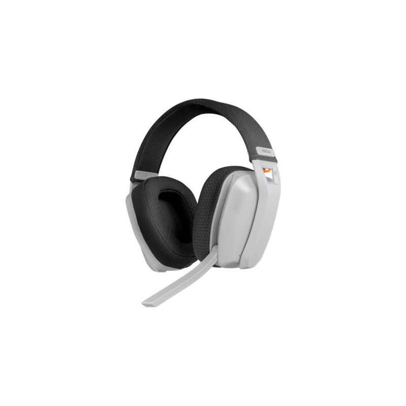 Auriculares Gaming Inalámbricos con Micrófono Krom Kanji - Bluetooth - USB 2.0 - Blancos NXKROMKANJIWH