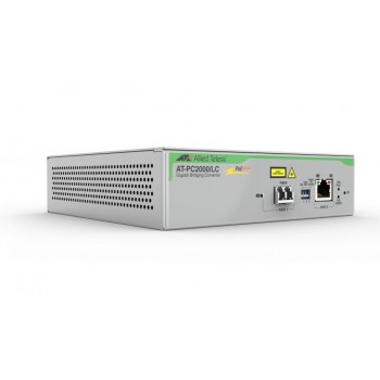 Allied Telesis AT-PC2000 LC-960 convertidor de medio 1000 Mbit s 850 nm Gris